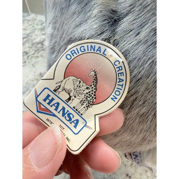 VTG 2004 Realistic HANSA  Koala Plush Toy With Baby Nos Safari Nursery Gift Tag - Picture 9 of 16